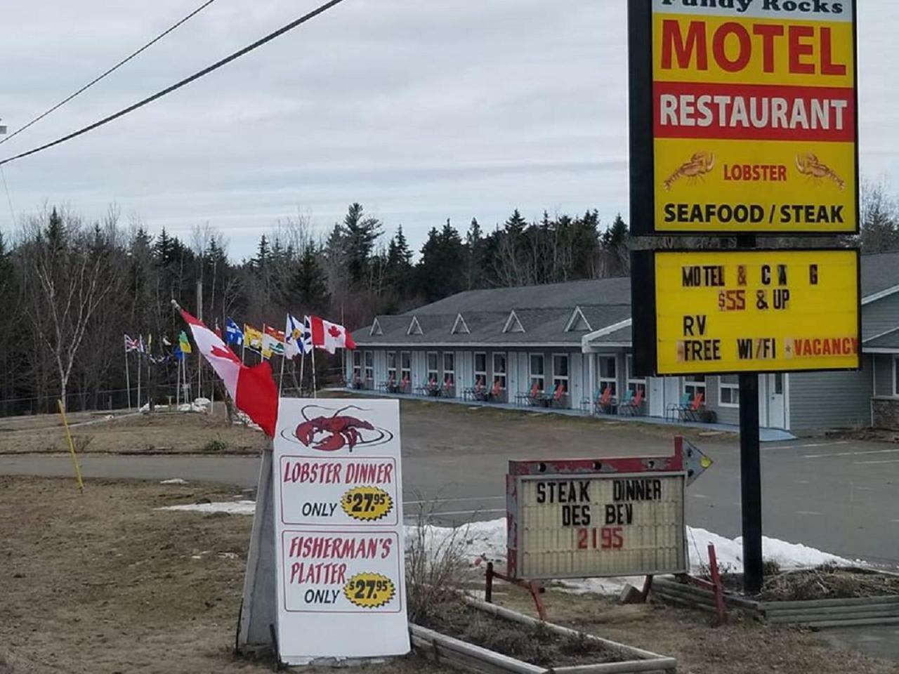 Fundy Rocks Motel Siemianowka Bagian luar foto